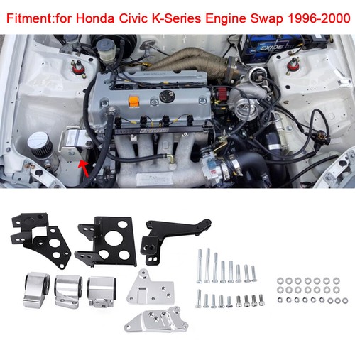 Engine mount bracket swap ek - engine, k-swap